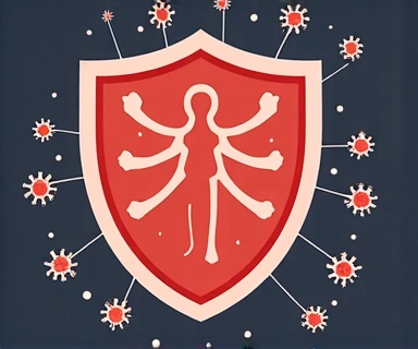 Illustration of a strong immune system